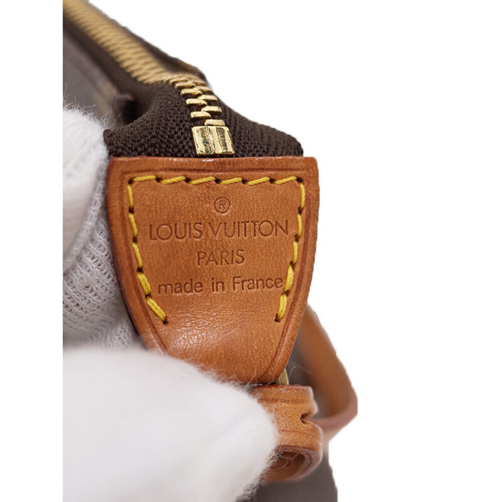 Louis Vuitton Accessoires Brown Accessory Monogram Leather Pouch Pochette - Picture 4 of 9